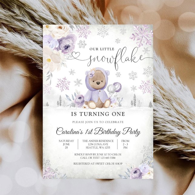 Invitación de cumpleaños del osito de peluche de i (Subido por el creador)