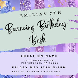 Invitación de cumpleaños del parque de tranvías in