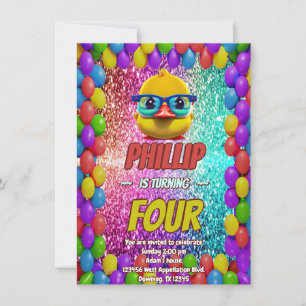 Invitación de cumpleaños del personalizado del pat