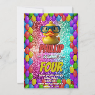 Invitación de cumpleaños del personalizado del pat