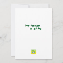 Invitación de cumpleaños descargable Mono de tarje