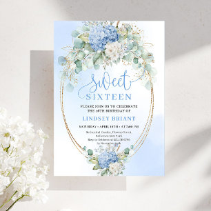 Invitación de Cumpleaños Dieciséis Fiesta Luxury B