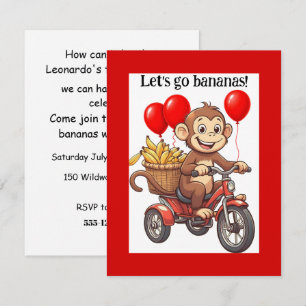 Invitación de cumpleaños digital para descargar GO