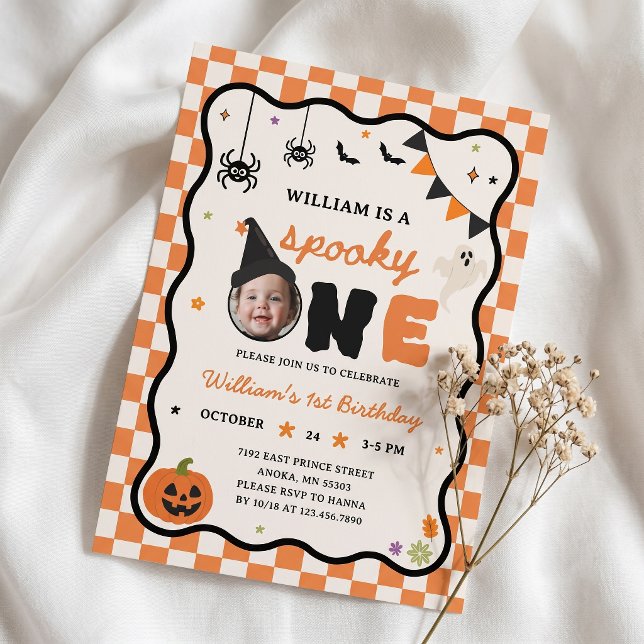 Invitación de cumpleaños divertida de Spooky One B (Subido por el creador)