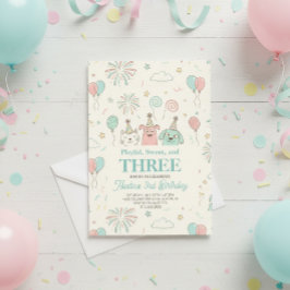 Invitación de cumpleaños divertida, dulce y para t