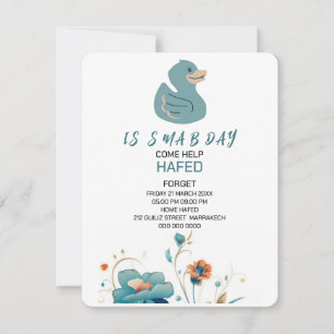 Invitación de cumpleaños divertida invitación de c