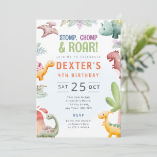 Invitación de cumpleaños divertida para una fiesta