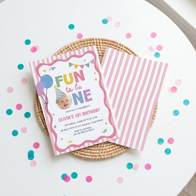 Invitación de cumpleaños divertida primera cumplea (Subido por el creador)