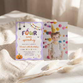 Invitación de cumpleaños divertida y espeluznante