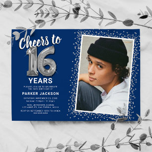 Invitación de Cumpleaños Dulces 16 Cheers to the Y