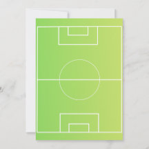 Invitación de cumpleaños editable con tema de fútb