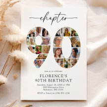 Invitación de cumpleaños elegante capítulo 90