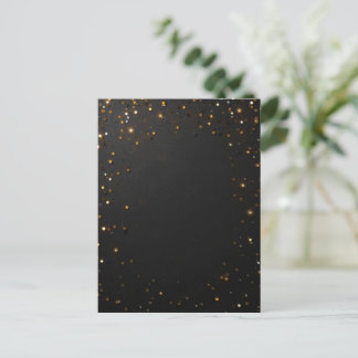 Invitación de cumpleaños elegante con confeti de o