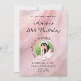 Invitación de cumpleaños elegante_Mirada fresca de