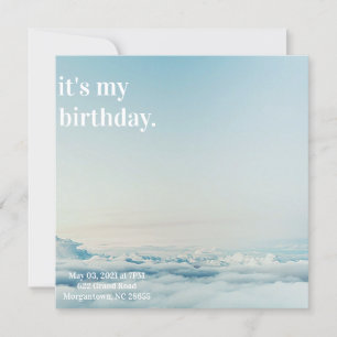 Invitación de cumpleaños elegante para adultos min