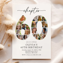 Invitación de cumpleaños elegante para el capítulo