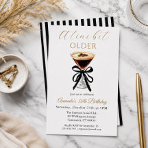 Invitación de cumpleaños elegante Un poquito más v