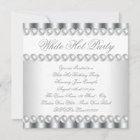 Invitación de cumpleaños elegante y candente en bl