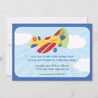 Invitación de cumpleaños elevado