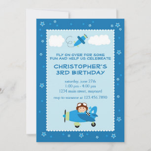 Invitación de cumpleaños elevado