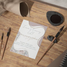 Invitación de cumpleaños en elegantes Florales de