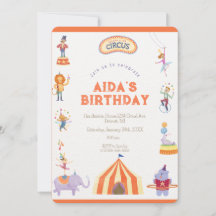 Invitación de cumpleaños espectacular
