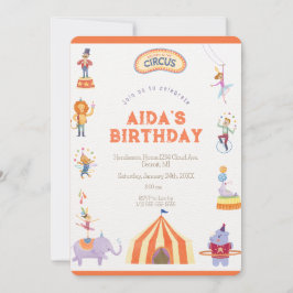 Invitación de cumpleaños espectacular
