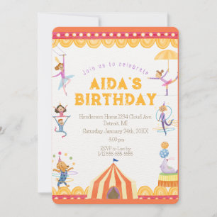 Invitación de cumpleaños espectacular
