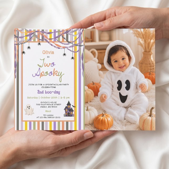 Invitación de cumpleaños espeluznante de Halloween (Subido por el creador)