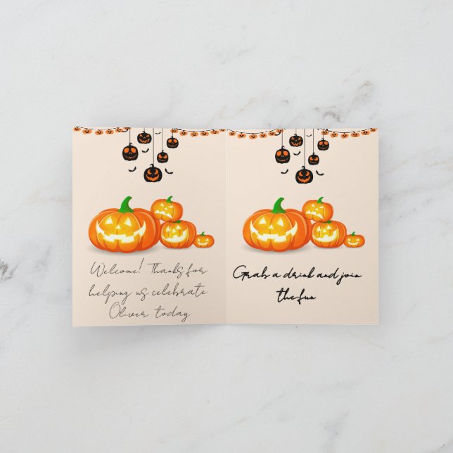 Invitación de cumpleaños espeluznante editable dig (Interior)
