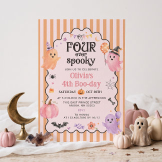 Invitación de cumpleaños espeluznante para siempre