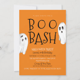 Invitación de cumpleaños fantasma en Spooktacular