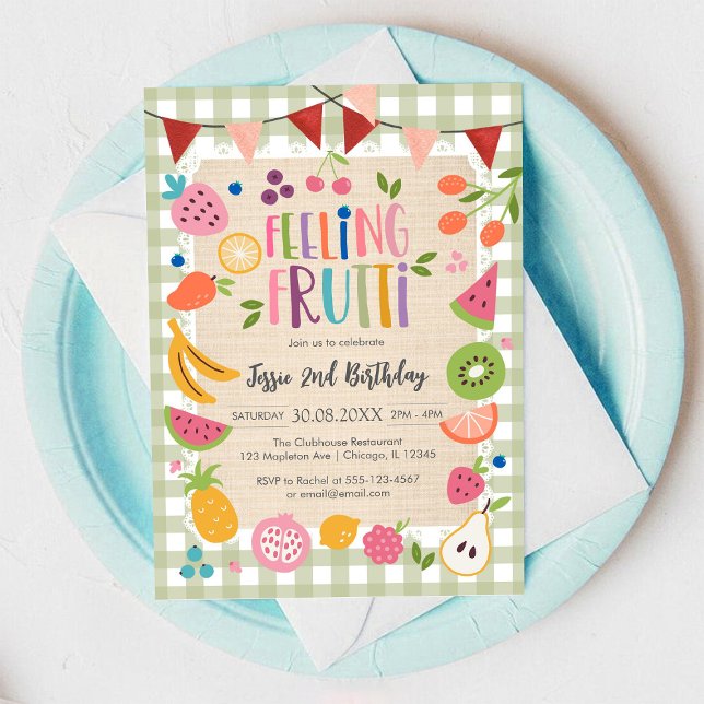 Invitación de cumpleaños Feeling Fruitti (Subido por el creador)
