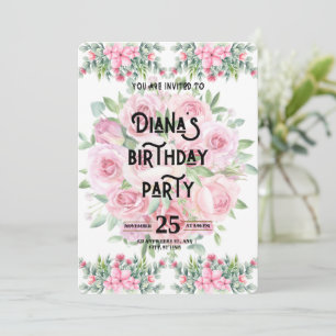 Invitación de Cumpleaños Feliz