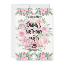Invitación de Cumpleaños Feliz