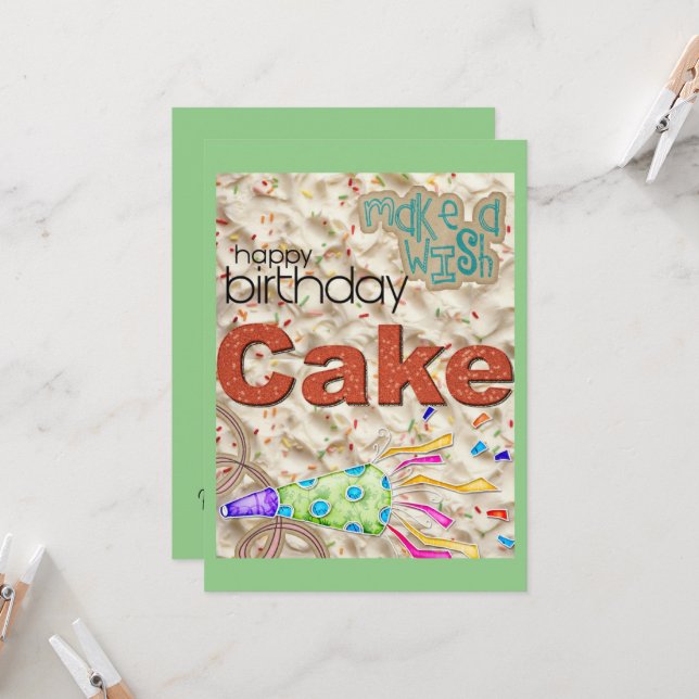 Invitación de cumpleaños feliz a la familia de ami (Anverso/Reverso In Situ)