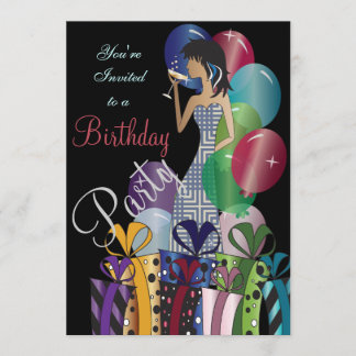 Invitación de cumpleaños, Fiesta Chica de Classy