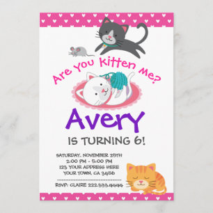 Invitación de cumpleaños, fiesta de adopción Masco
