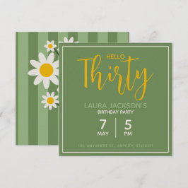 Invitación de Cumpleaños Floral para Fiesta | Tarj