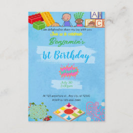 Invitación de cumpleaños infantil