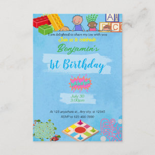 Invitación de cumpleaños infantil