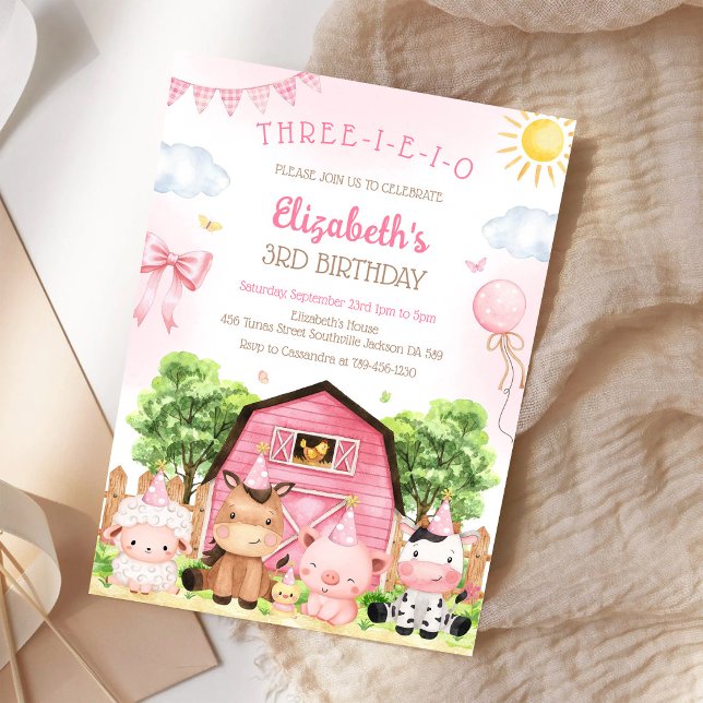 Invitación de cumpleaños infantil Animales de gran (Subido por el creador)