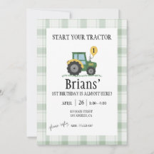 Invitación de cumpleaños infantil para empezar tu 