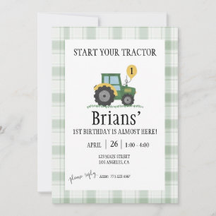 Invitación de cumpleaños infantil para empezar tu 
