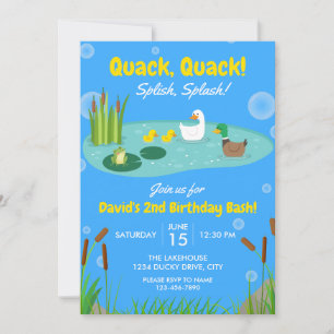 Invitación de cumpleaños infortunada