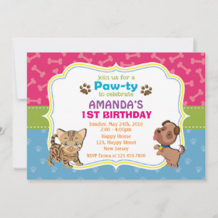 Invitación de cumpleaños insignificante