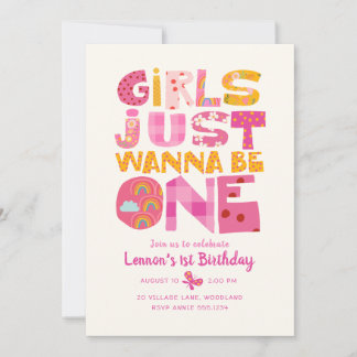 Invitación de Cumpleaños 'Las Chicas Solo Quieren 