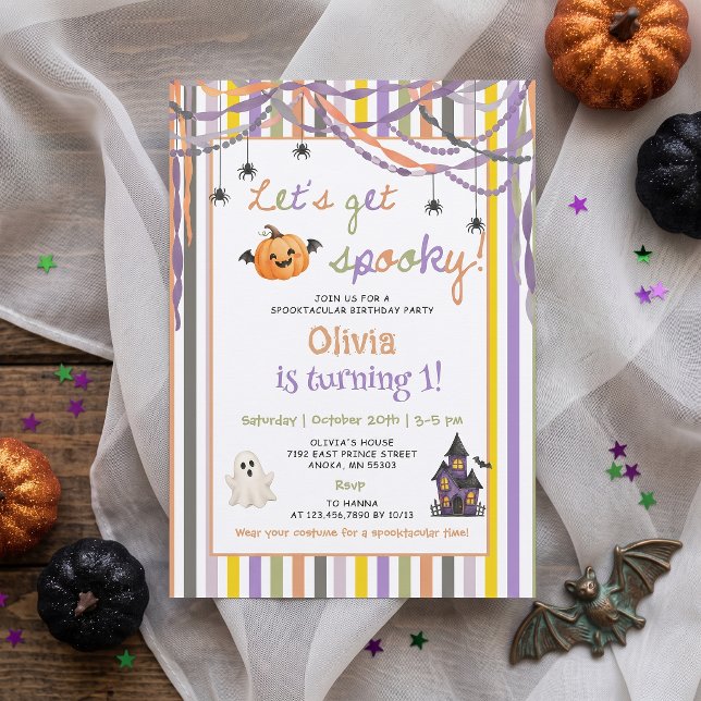 Invitación de cumpleaños Let's Get Spooky  (Subido por el creador)