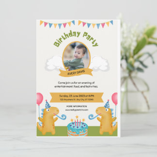Invitación de cumpleaños linda