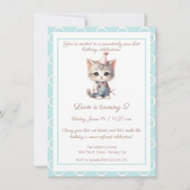 Invitación de cumpleaños magnífico de Zazzle